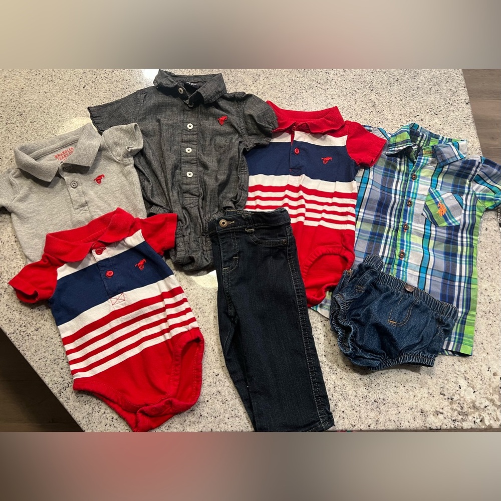 Baby Boy Wrangler and Polo Bundle